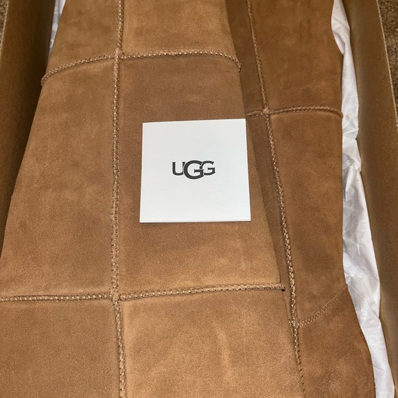 UGG Women’s Classic Femme OTK Wedge Boot in Chestnut - Picture 3 of 8